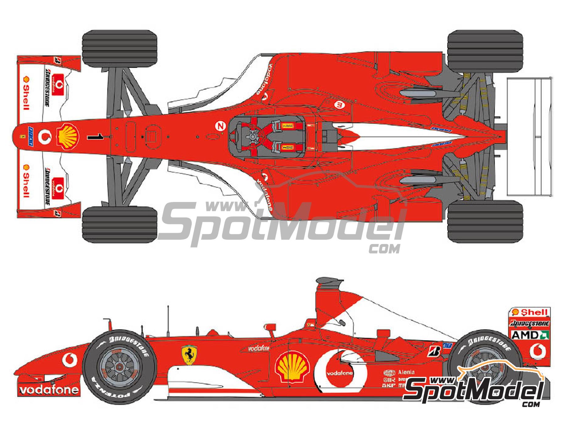 Ferrari - SSK　フェラーリ　f2002   1/12 フェラーリF2002-2002カナダグランプリ – Amalgam Collection